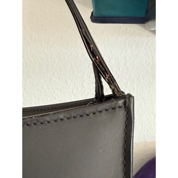 Black Tom Ford for GUCCI Leather Shoulder Bag*Gorgeous sleek square structured - Picture 15 of 16